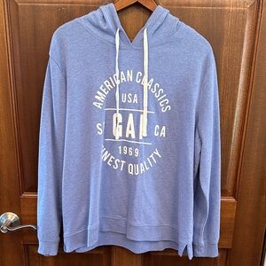 GAP Light Blue Graphic Hoodie